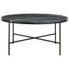 ferm LIVING Tische-Fritz Hansen Planner MC300 Couchtisch, rund, Schwarz - Marmor Charcoal