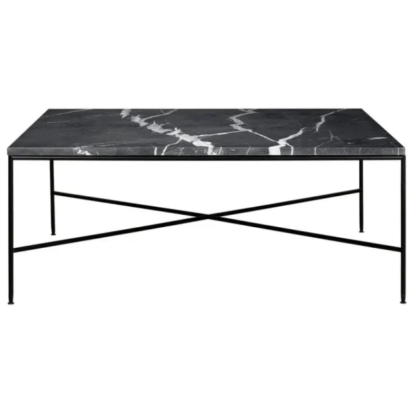 Swedese Tische-Fritz Hansen Planner MC340 Couchtisch, Schwarz - Marmor Charcoal