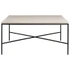 HAY Tische-Fritz Hansen Planner MC320 Couchtisch, Schwarz - Marmor Cream