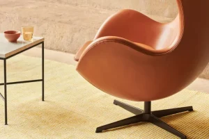 HAY Tische-Fritz Hansen Planner MC330 Couchtisch, Schwarz - Marmor Cream