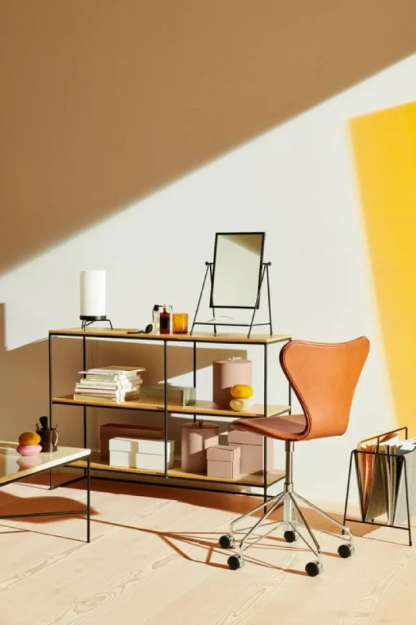 Fritz Hansen Tischlampen-PM-02 Tischleuchte, Opalglas - schwarz