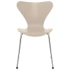 Fritz Hansen Sitzgelegenheiten-Serie 7 3107 Stuhl, Chrom - Hellbeige