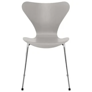 &Tradition Sitzgelegenheiten-Fritz Hansen Serie 7 3107 Stuhl, Chrom - Nine Grau