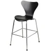 Kinder Fritz Hansen Möbel Für Das Kinderzimmer^Serie 7 Junior Stuhl, schwarz – Chrom
