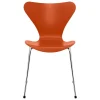 &Tradition Sitzgelegenheiten-Fritz Hansen Serie 7 3107Stuhl, Chrom - Paradiesorange