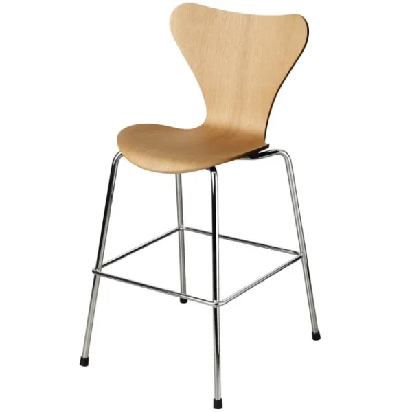 Kinder Fritz Hansen Möbel Für Das Kinderzimmer^Series 7 Junior Stuhl, Eiche – Chrom