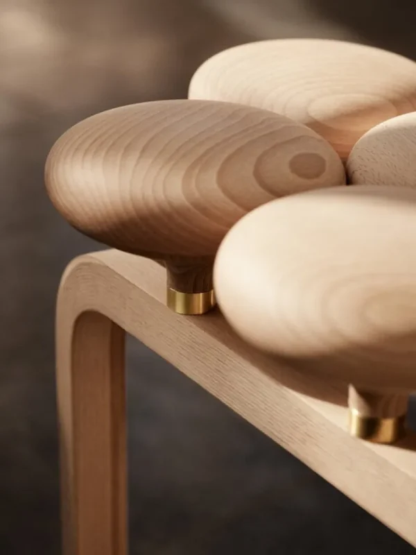 &Tradition Sitzgelegenheiten-Fritz Hansen Utzon Stuhl, geöltes Buchenholz