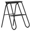 Frost Tritthocker Und -leitern-Bukto Stufenleiter, 2-stufig, Schwarz