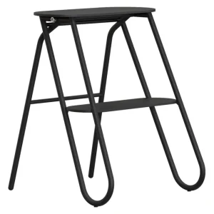 Frost Tritthocker Und -leitern-Bukto Stufenleiter, 2-stufig, Schwarz