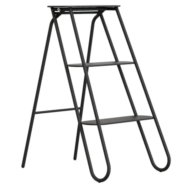 Form & Refine Tritthocker Und -leitern-Frost Bukto Stufenleiter, dreistufig, Schwarz