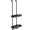 Frost Badezimmeraccessoires^Duschablage Nova2 6, schwarz