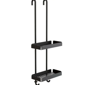 Frost Badezimmeraccessoires^Duschablage Nova2 6, schwarz