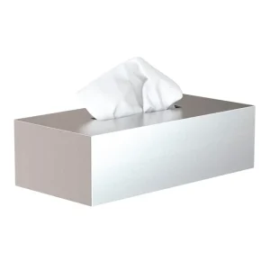 Frost Badezimmeraccessoires^Kosmetiktücherbox Nova2, gebürsteter Stahl