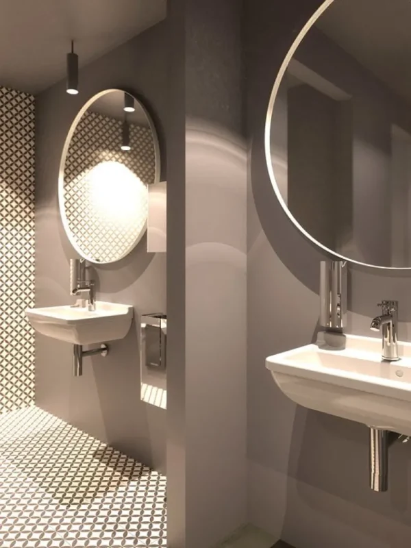 Frost Badezimmeraccessoires^Nova2 Seifen und Desinfektionsmittelspender, berührungslos, Stah