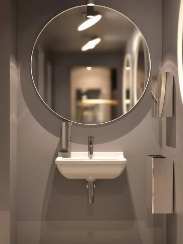 Frost Badezimmeraccessoires^Nova2 Seifen und Desinfektionsmittelspender, berührungslos, Stah