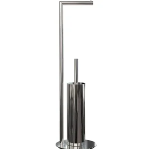 Frost Badezimmeraccessoires^Nova2 Toilettenbürste 8, Kombi, Stahl poliert