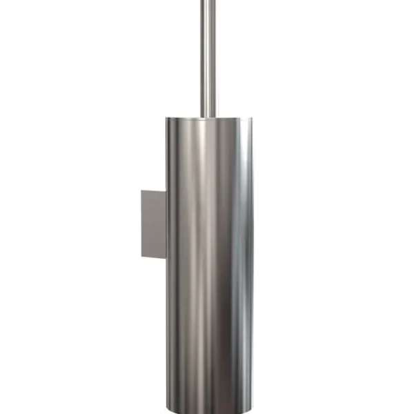 Frost Badezimmeraccessoires^Nova2 Toilettenbürste 2, Wandmontage, gebürsteter Stahl