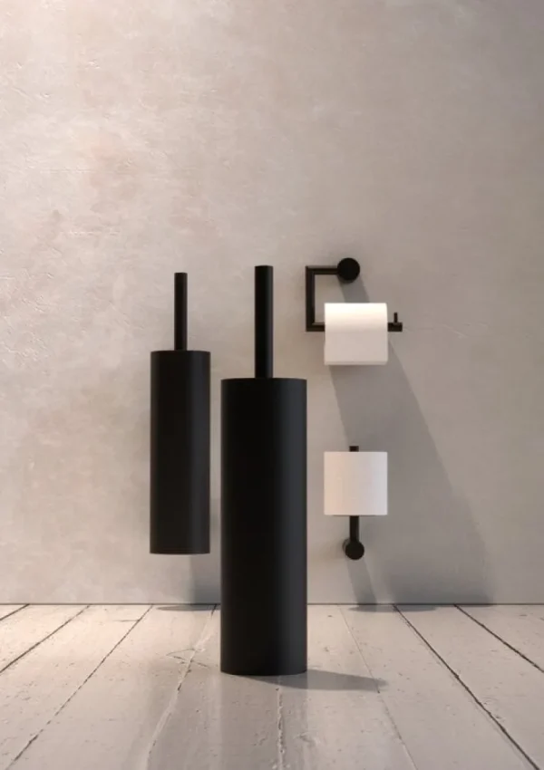 Frost Badezimmeraccessoires^Nova2 Toilettenbürste 2, Wandmontage, Schwarz