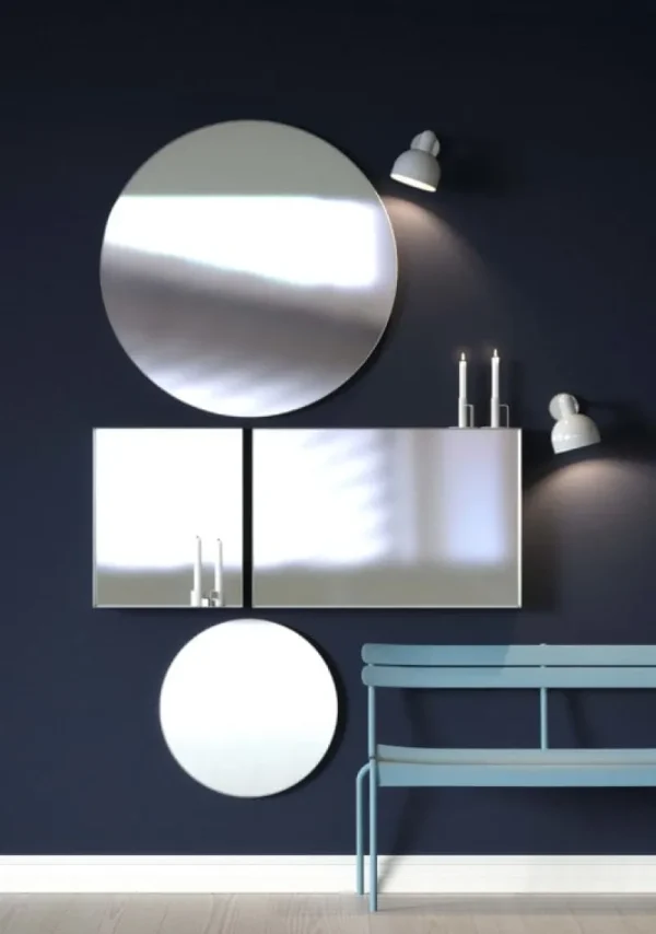 Frost Badezimmerspiegel | Spiegel^Unu Spiegel 4130, 60 cm, weiß