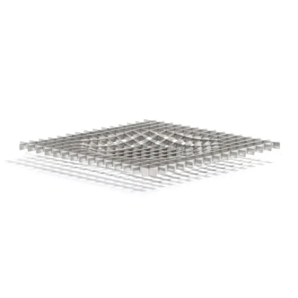 Fundamental Berlin Dekorationsgegenstände^Gravity Tablett, 20 x 20 cm, Edelstahl