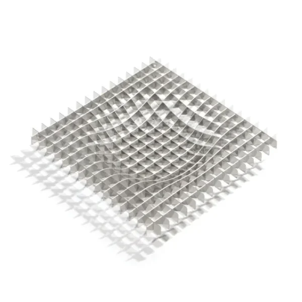 Fundamental Berlin Dekorationsgegenstände^Gravity Tablett, 20 x 20 cm, Edelstahl