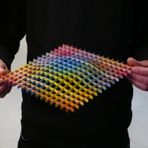 Fundamental Berlin Dekorationsgegenstände^Gravity Tablett, 20 x 20 cm, Spectrum