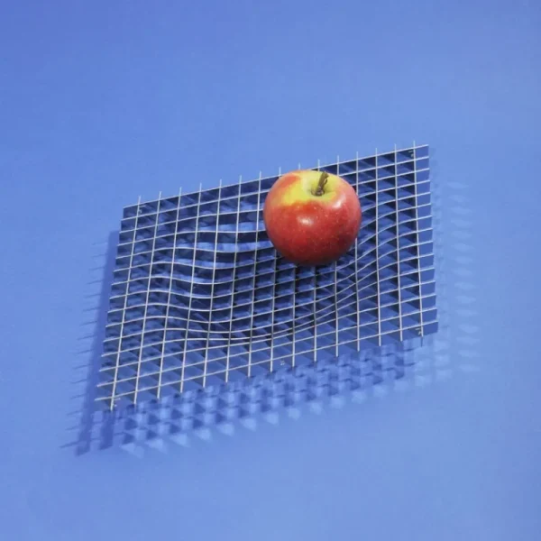 Fundamental Berlin Dekorationsgegenstände^Gravity Tablett, 20 x 20 cm, Edelstahl