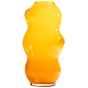 Northern Vasen-Fundamental Berlin Muse Vase, groß, Safrangelb