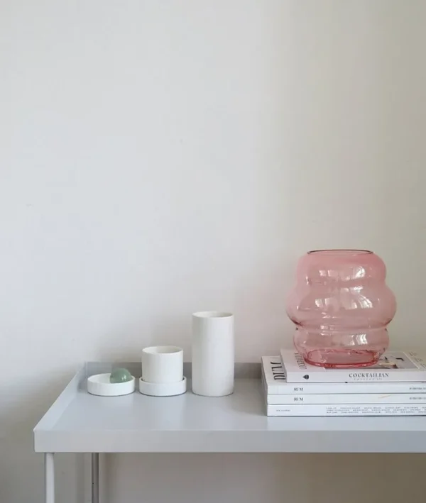Northern Vasen-Fundamental Berlin Muse Vase, mittelgroß, Rubinrot
