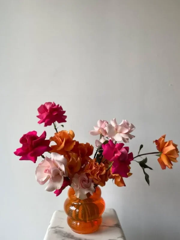 Iittala Vasen-Fundamental Berlin Muse Vase, mittelgroß, Safrangelb