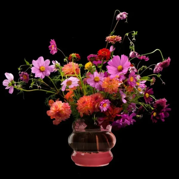 Northern Vasen-Fundamental Berlin Muse Vase, mittelgroß, Rubinrot