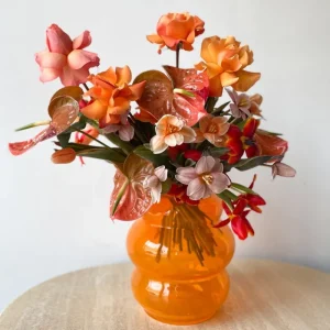 Iittala Vasen-Fundamental Berlin Muse Vase, mittelgroß, Safrangelb