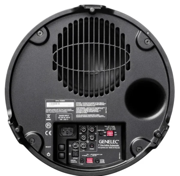 Genelec Unterhaltungselektronik^F One (B) Aktiv-Subwoofer, schwarz