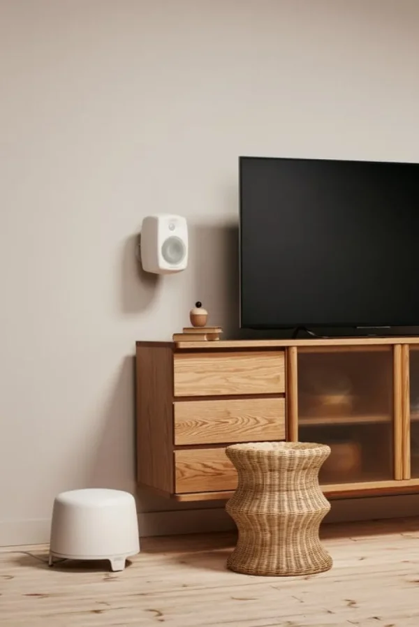 Genelec Unterhaltungselektronik^F Two (B) Aktiv-Subwoofer, weiß