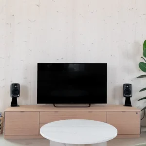 Genelec Unterhaltungselektronik^Tischständer für G Two Lautsprecher, L-Form, weiß
