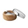 Georg Jensen Küchenutensilien^Alfredo Salzbehälter mit Löffel