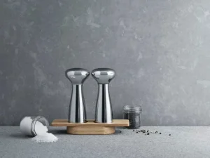 Georg Jensen Küchenutensilien^Alfredo Salz- und Pfeffermühle