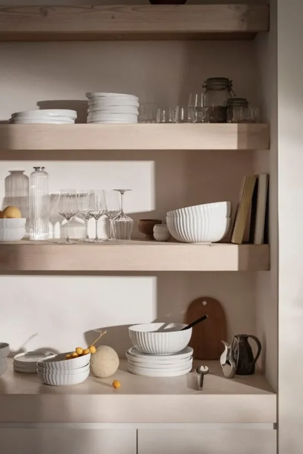 Georg Jensen Geschirr^Bernadotte Kuchenteller, 17 cm, Porzellan
