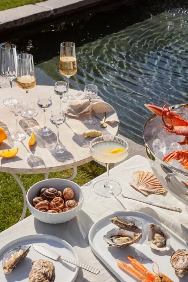 Georg Jensen Geschirr^Bernadotte Servierplatte