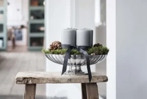 Georg Jensen Geschirr^Bernadotte Schale auf Ständer