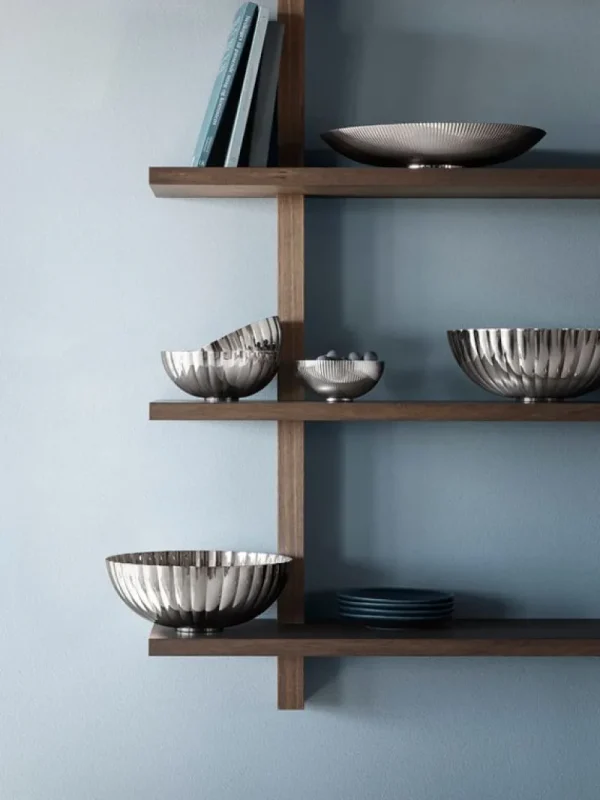 Georg Jensen Geschirr^Bernadotte Schale, 26 cm, groß