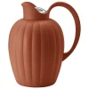 Finnish Design Shop Karaffen Und Krüge^Georg Jensen Bernadotte Thermoskanne, 1 L, Terracotta