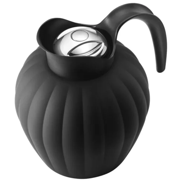 Georg Jensen Karaffen Und Krüge^Bernadotte Thermoskanne, 0,8 L, Midnight Black