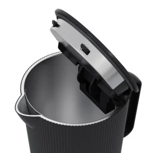 Georg Jensen Haushaltsgeräte^Bernadotte Wasserkocher, schwarz