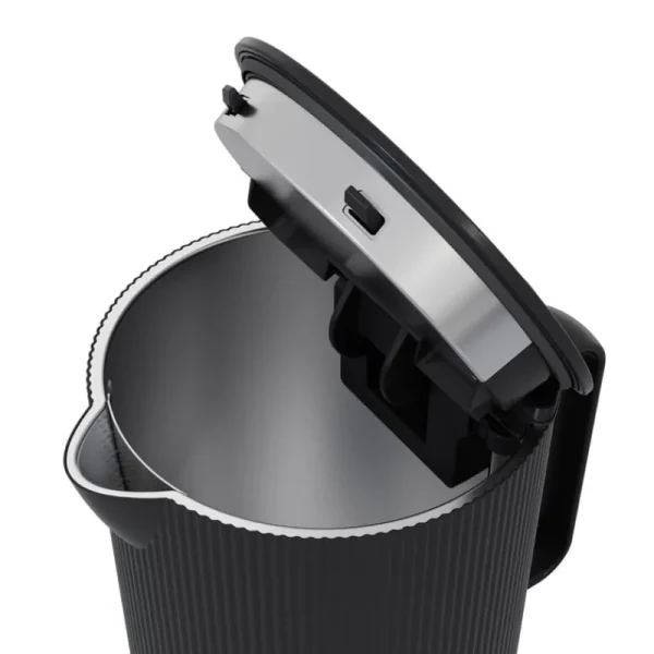 Georg Jensen Haushaltsgeräte^Bernadotte Wasserkocher, schwarz