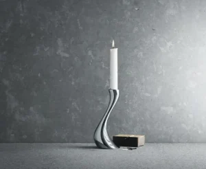HAY Kerzen Und Kerzenhalter-Georg Jensen Cobra Kerzenständer, 2 Stück