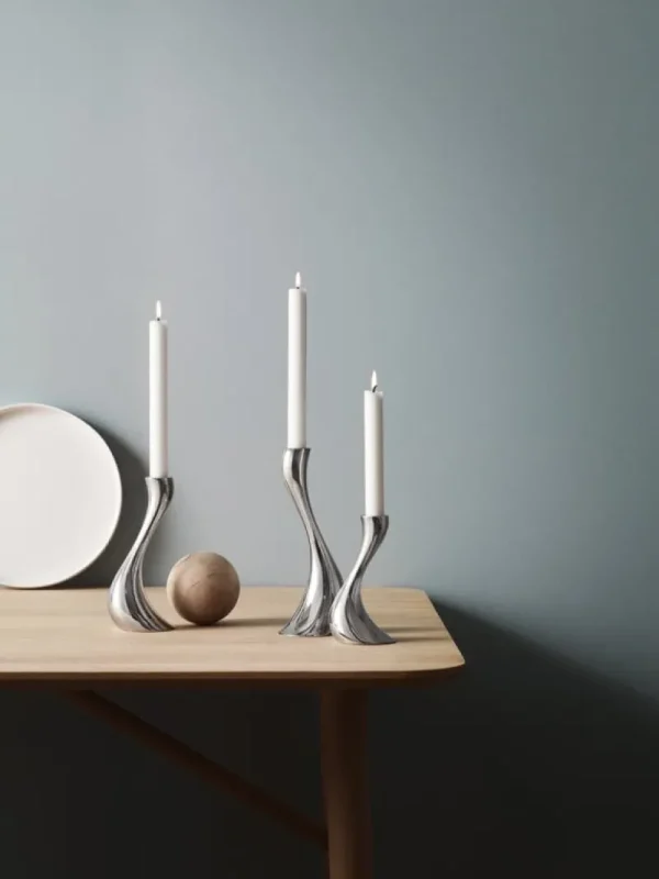 HAY Kerzen Und Kerzenhalter-Georg Jensen Cobra Kerzenständer, 2 Stück
