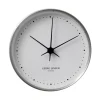 Muoto Collection Uhren-Georg Jensen Henning Koppel Wanduhr, 10 cm, Edelstahl