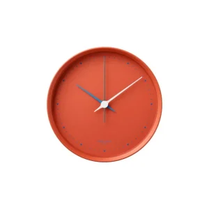 Georg Jensen Uhren-Henning Koppel Wanduhr, 22 cm, rot