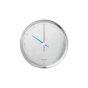 HAY Uhren-Georg Jensen Henning Koppel Wanduhr, 22 cm, polierter Edelstahl